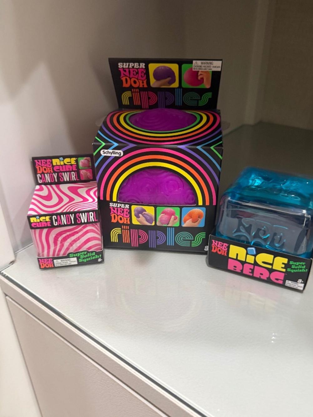 Needoh bundle -ripples, candy swirl, nice berg